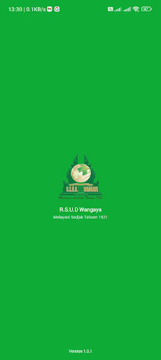 Android application Daftar Online RSUD Wangaya screenshort