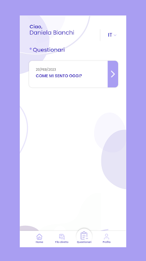 Android application PersonalMente screenshort