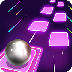 Hop Ball Tiles Music jump Mod apk latest version free download
