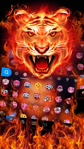Cruel Tiger 3D Keyboard Theme Screen 3