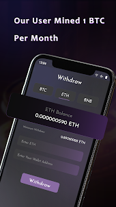 Save In BTC from Mobile