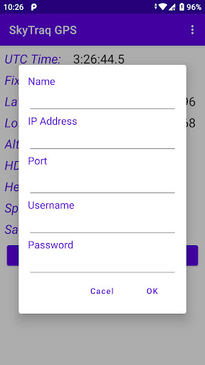 SkyTraq GPS Screen 3