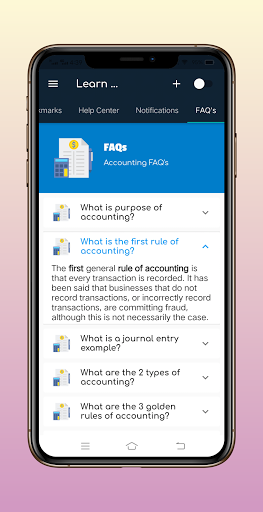 Screenshot of Learn Basic Accounting Offline