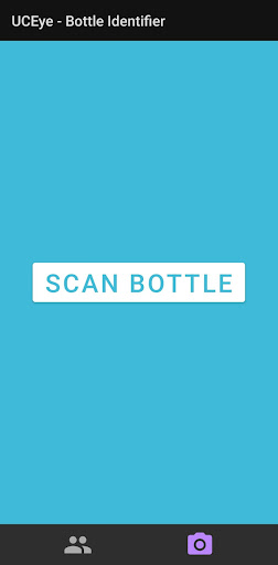 Android application UCEye - Bottle Identifier screenshort