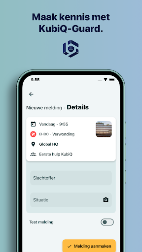 Android application KubiQ - Guard screenshort