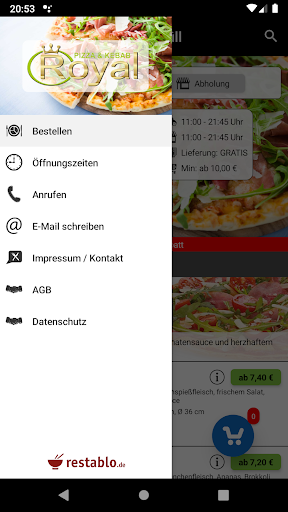 Royal Pizza Klixbüll Screen 2