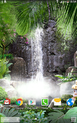 3D Waterfall Live Wallpaper Screen 3
