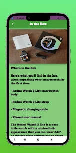 Xiaomi Redmi Watch2 Lite Guide