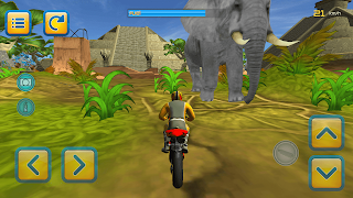 Jungle Motorbike Jumping 3D - Screenshot 1