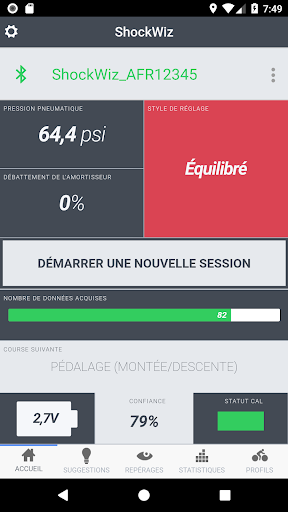 Aperçu de l'application