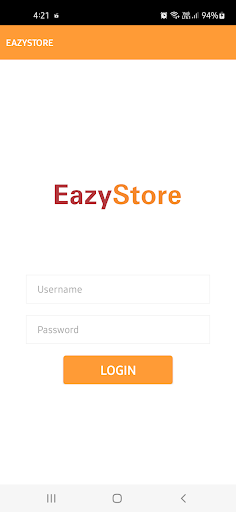 Android application EazyStore screenshort