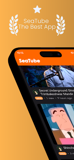 Android application SeaTube : Watch and Earn screenshort