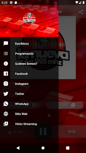 Fm La Nueva 87.5 Mhz Screen 2