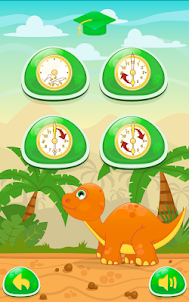 DinoTime：子供のための時計で時間をトレーニング。何時