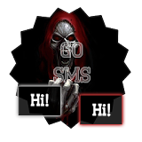 GO SMS THEME - VampSkull icon
