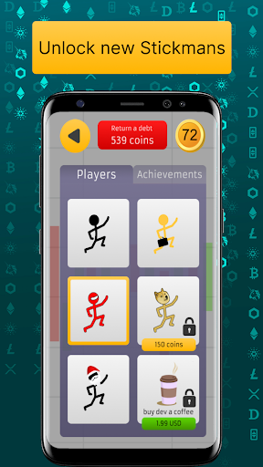 Stickman vs Crypto: jump game Screen 3