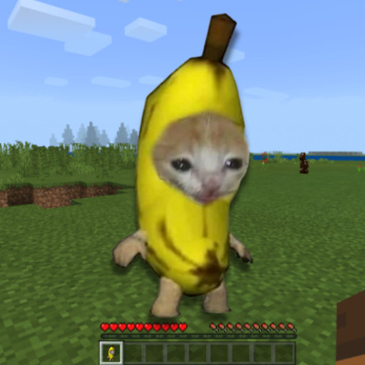 Banana Cat Minecraft Mod MCPE