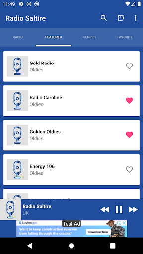 Radio Saltire App UK Screen 2