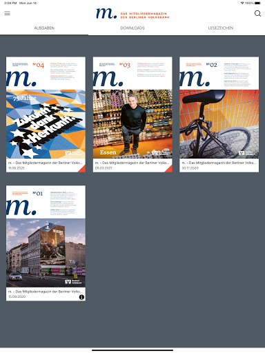 Android application m-punkt screenshort