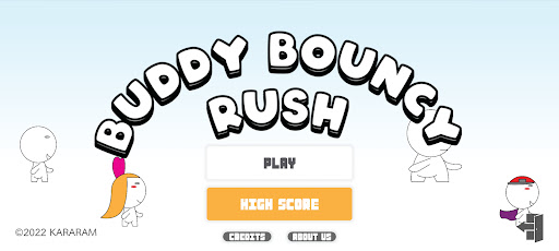 Android application BUDDY BOUNCY RUSH screenshort