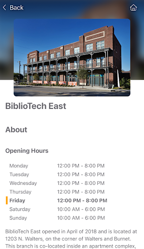 Screenshot of BiblioTech Public Library