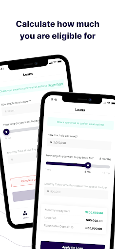 Monthly NG - Quick Rent Loans Screen 2