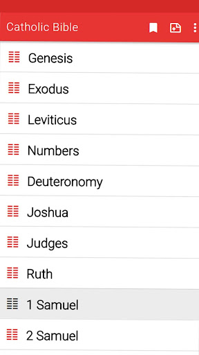 Catholic Bible audio app Screen 2