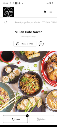 Android application Mulan Cafe Navan screenshort