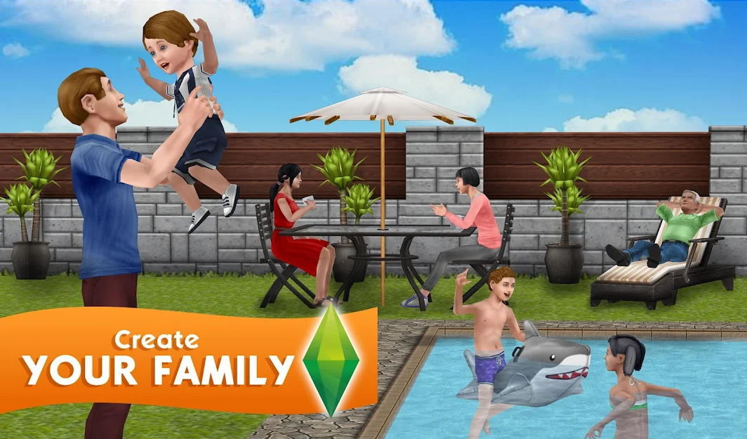 The Sims FreePlay مهكرة للاندرويد