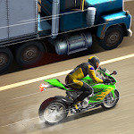 Cover Image of डाउनलोड बाइक राइडर मोबाइल: रेसिंग ड्यूल्स और हाईवे ट्रैफिक  APK