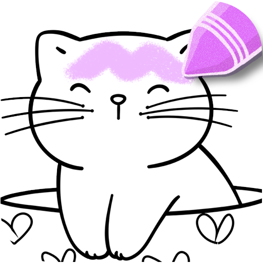 Toddler Coloring Book Glitter logo