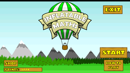 Android application Inflatable Maths screenshort