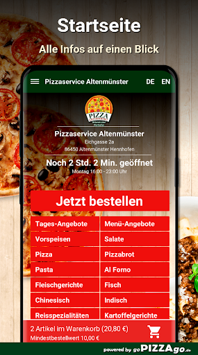 Pizzaservice Altenmünster Alte Screen 2