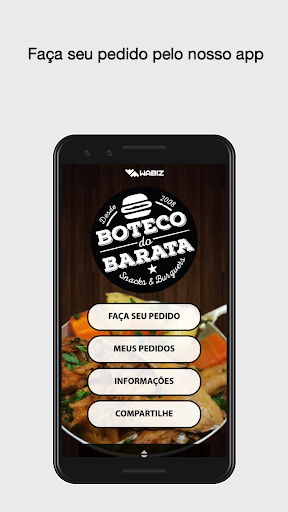 Android application Boteco do Barata screenshort