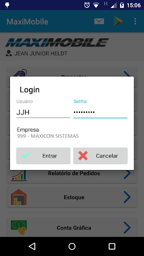 Android application MaxiMobile screenshort