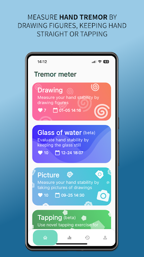 Android application Steady Hands - tremor meter screenshort