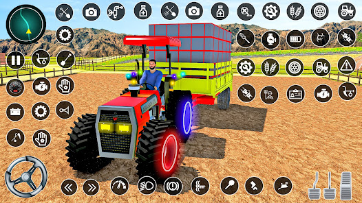 Real Farming Tractor Games 3D 0.5 APK + Mod (Free purchase) for Android