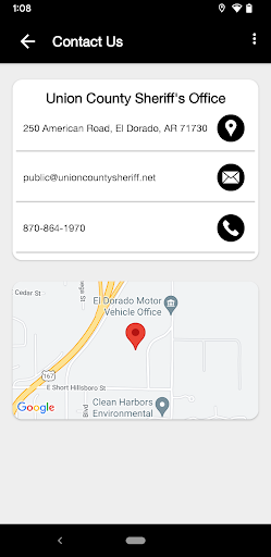 Union County Sheriff AR Screen 2