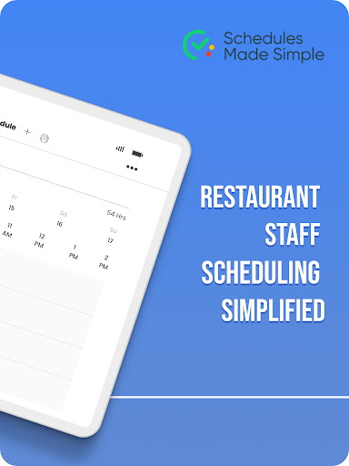 Screenshot of Restaurant Staff Scheduler
