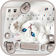  Innocent Cute Cat Keyboard Theme 