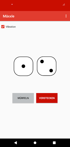 Android application Mäxchen screenshort