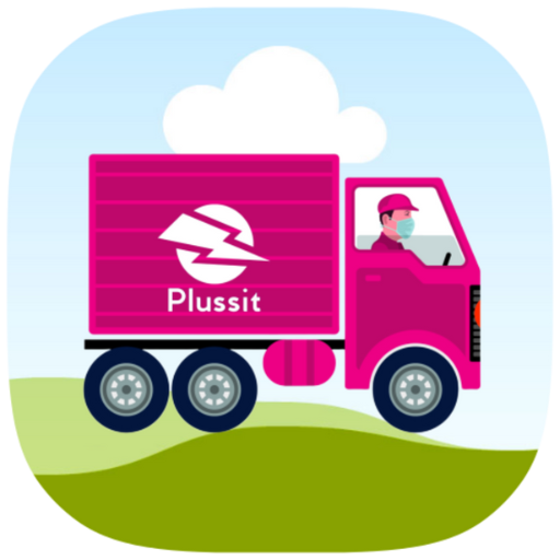 Plussit Deliveryman App logo