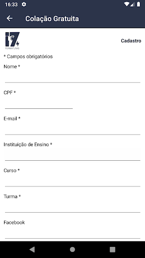 i7 Formaturas Screen 2