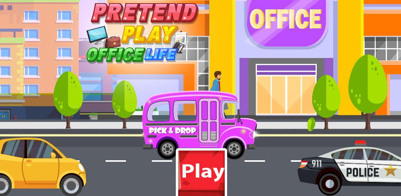 Pretend Play Office Life: Explore  Fun Town