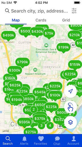 Android application Living in Cincinnati screenshort