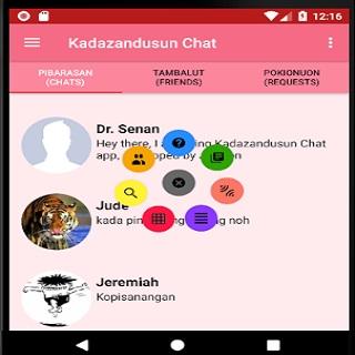 Android application Kadazandusun Chat +++ screenshort