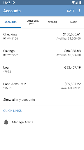 Fire Fighters Credit Union Screen 3