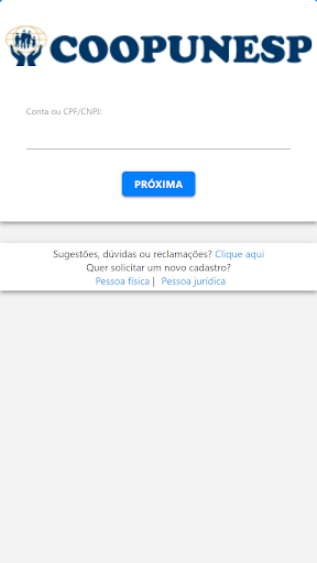 Android application CoopUnesp screenshort