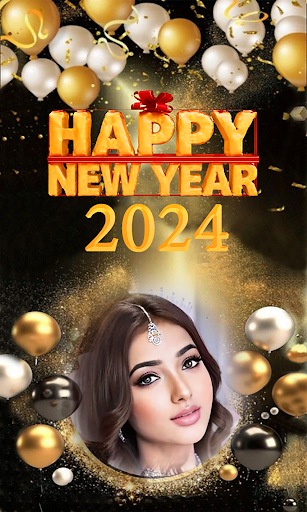 New Year Photo Frame 2024 Screen 3