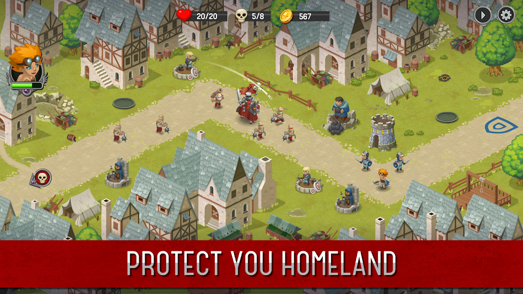 Tower Defense: Syndicate Heroes TD 1.2.62 APK + Мод (Unlimited money) за Android